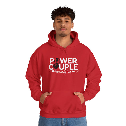 Power Couple Powered By God Hoodie